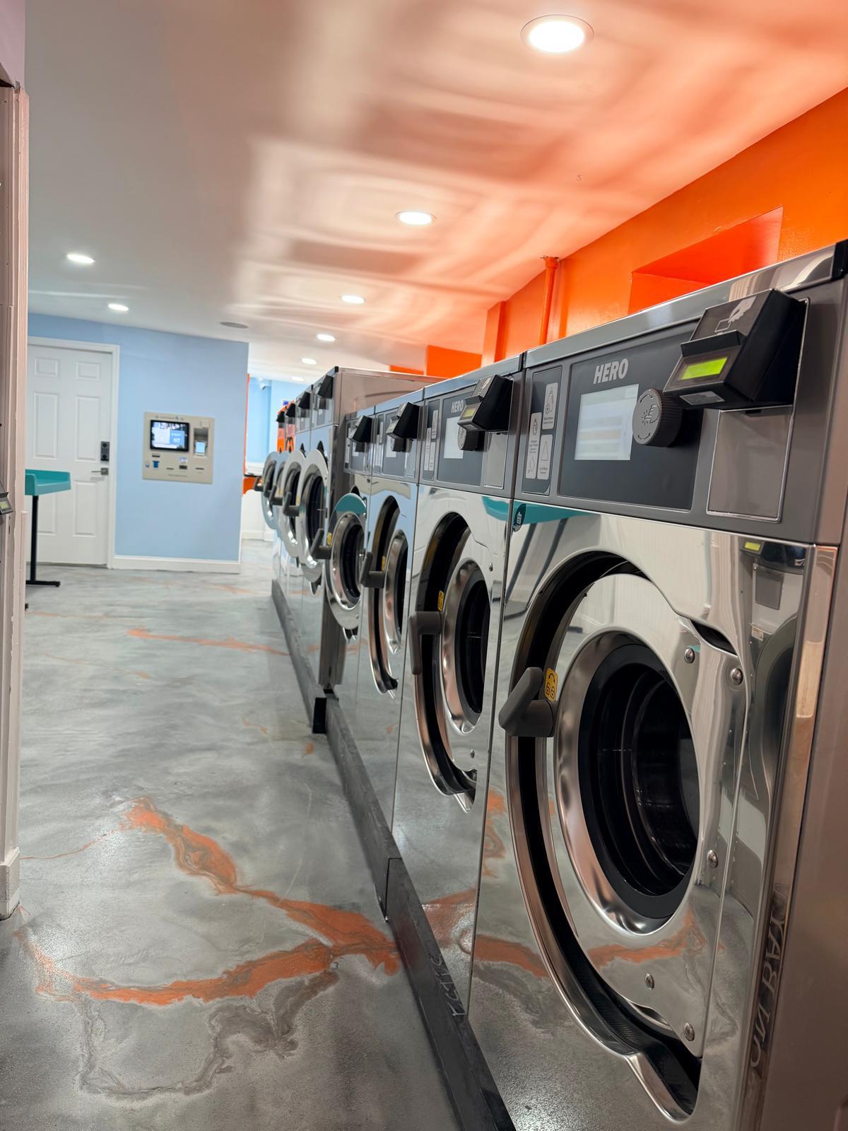 trusted laundromat in Frederick MD with modern washing machines