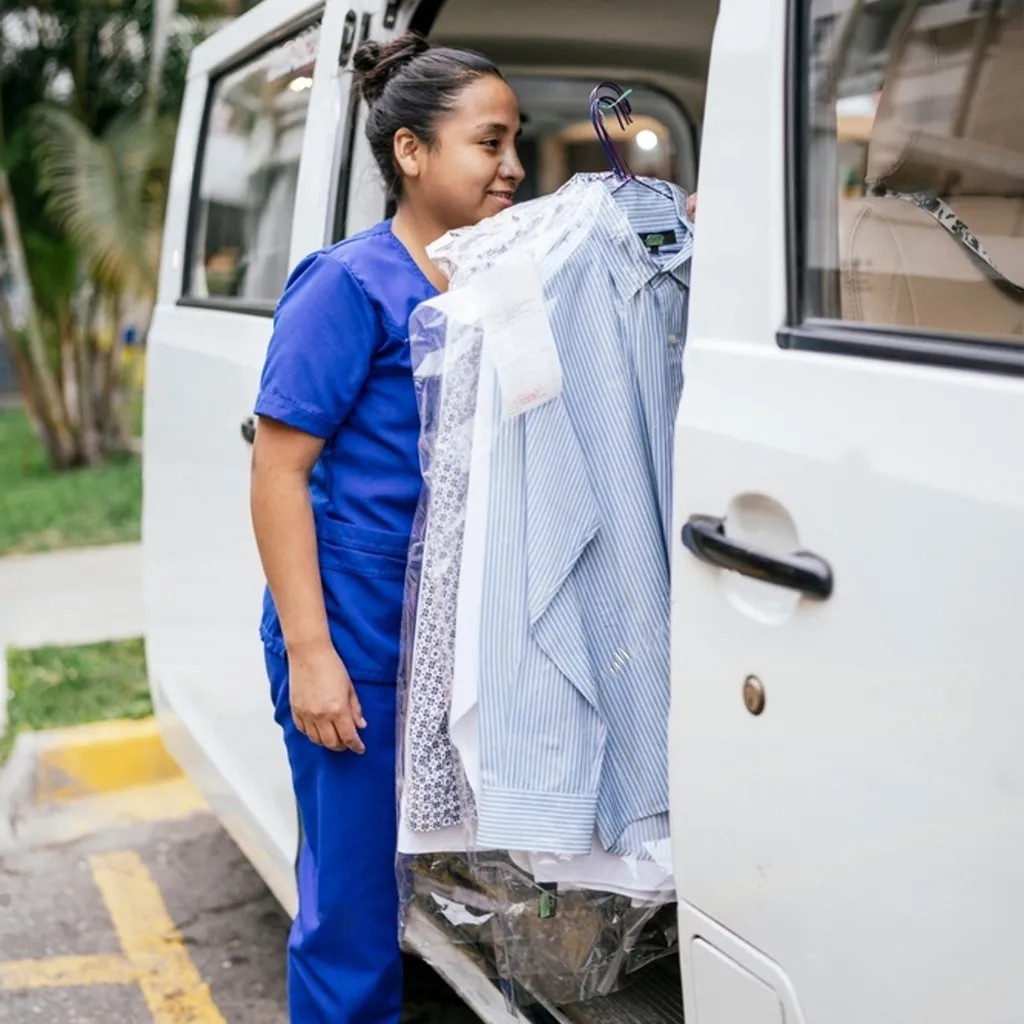 Laundry pickup and delivery service in Frederick MD with commercial laundry support